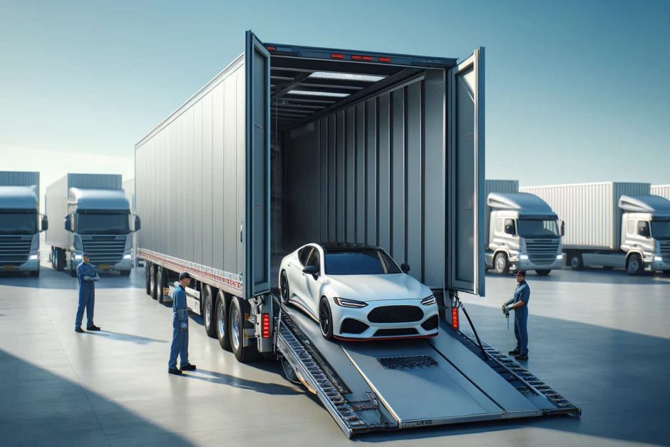 covered car transport - enclosed car transport companies